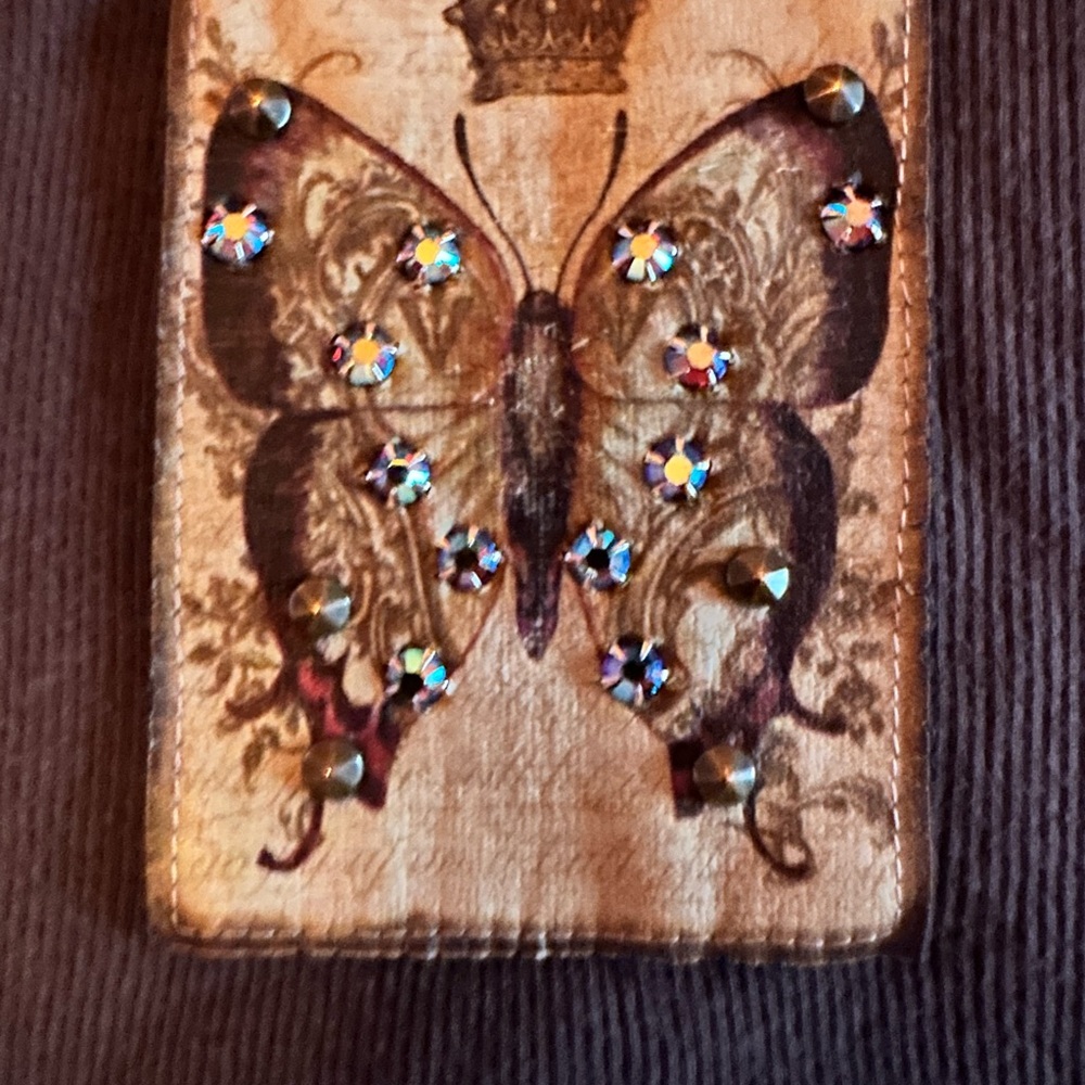 Embellished Butterfly Ribbed Tank Top - black - Picture 2 of 3